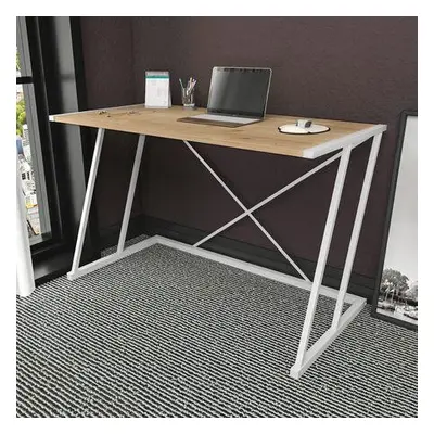 Hanah Home Study Desk Adelaide - White, Oak WhiteOak