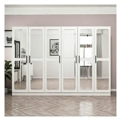 Hanah Home Wardrobe Kale - 2441 White