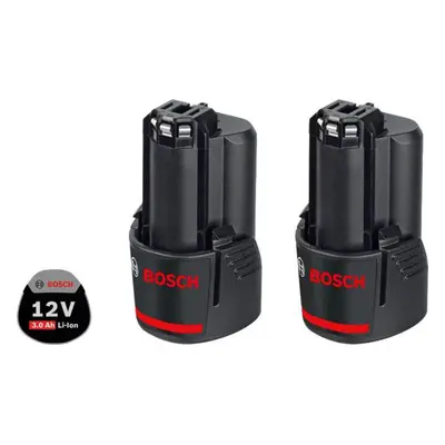 Bosch 2x GBA 12V 3,0Ah Li-ion 1.600.A00.X7D