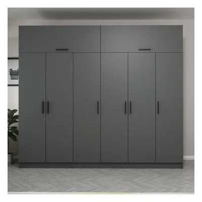 Hanah Home Wardrobe Kale - 5266 Anthracite