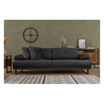 Atelier del Sofa 3-Seat Sofa-Bed Mustang - Anthracite