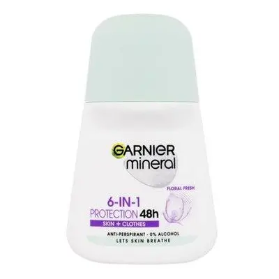 Garnier Minerální antiperspirant Protection Floral Fresh 48h Roll-on pro ženy 50 ml