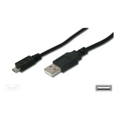 PremiumCord Kabel micro USB 2.0, A-B 1,5m kabel navržený pro rychlé nabíjení