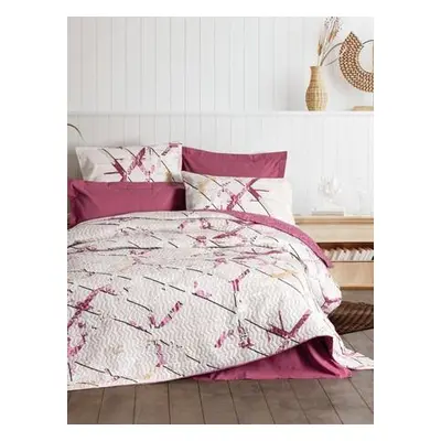 L'essentiel Maison Ranforce Single Quilt Cover Set Renata - Plum