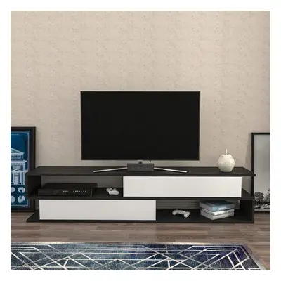 Hanah Home TV Stand Cortez - Anthracite, White AnthraciteWhite