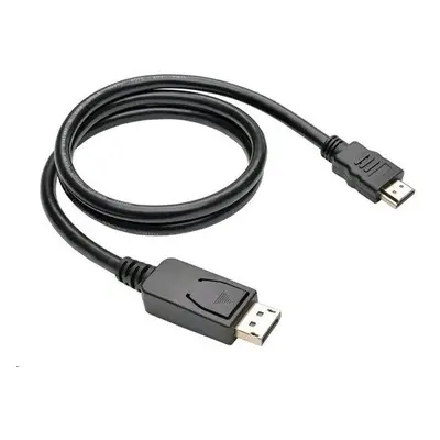 Kabel C-TECH DisplayPort/HDMI, 3m, černý