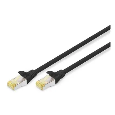 Digitus CAT 6A S-FTP patch cable, Cu, LSZH AWG 26/7, length 10 m, color black