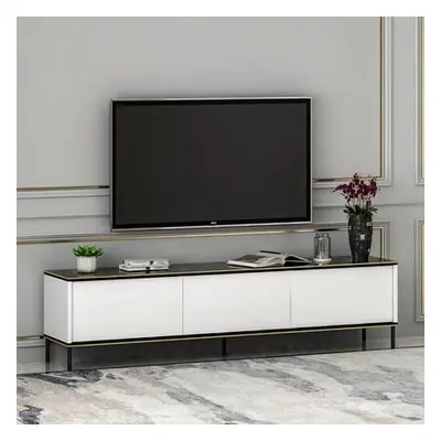 Hanah Home TV Stand Imaj - Whıte White