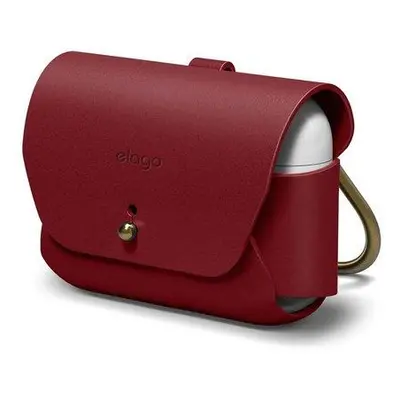 Elago Airpods Pro/Pro 2 Leather Case - Red