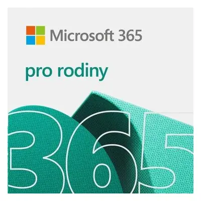 Microsoft 365 Family P10 Mac/Win, 1 Rok, Eng, 6GQ-01897