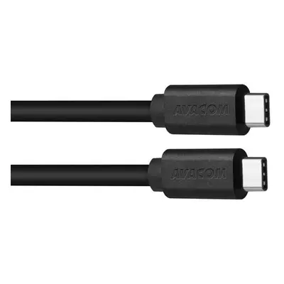 AVACOM datový a nabíjecí kabel USB Type-C - USB Type-C, 100cm, černá