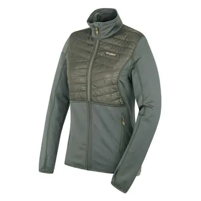 Husky Dámská mikina na zip Airy L dk. grey green M