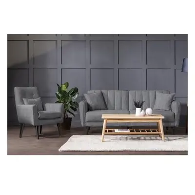 Atelier del Sofa Sofa-Bed Set AQUA-TAKIM4-S 94216 Dark Grey