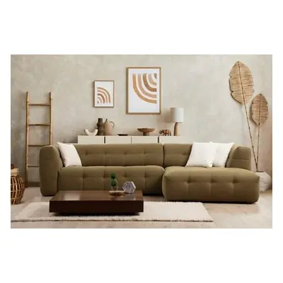 Atelier del Sofa Corner Sofa Cady 3 Seater Right - Khaki