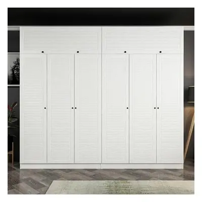 Hanah Home Wardrobe Kale - 8434 White