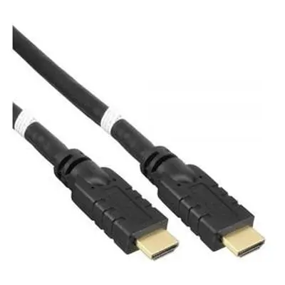 PremiumCord HDMI High Speed with Ether.4K@60Hz kabel se zesilovačem,10m, 3x stínění, M/M, zlacen