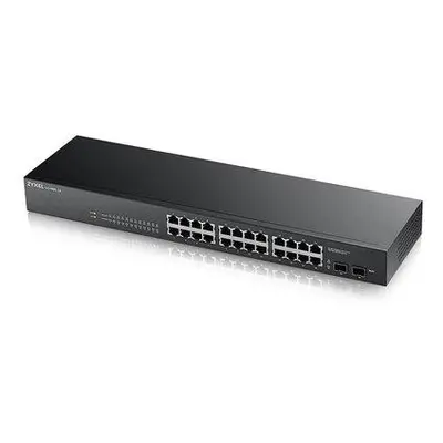 ZyXEL GS1900-24 v2, 24-port GbE L2 Smart Switch, rackmount, fanless, GS1900-24-EU0102F