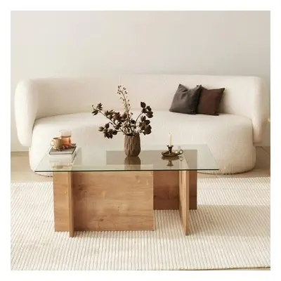 Hanah Home Coffee Table Escape - Sapphire Oak