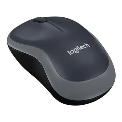 Logitech M185 nano/Kancelářská/Optická/Bezdrátová USB/Šedá, 910-002235