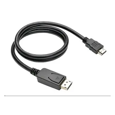 Kabel C-TECH DisplayPort/HDMI, 1m, černý