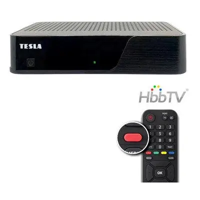 TESLA HYbbRID TV T200 - DVB-T2 H.265 (HEVC) přijímač s HbbTV