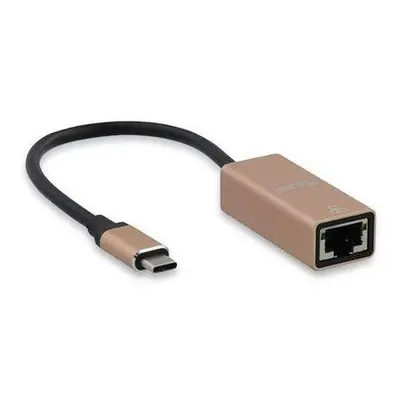 LMP adaptér USB-C to Gigabit Ethertnet - Gold Aluminium