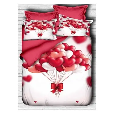 L'essentiel Maison Single Quilt Cover Set 162 RedPinkWhite