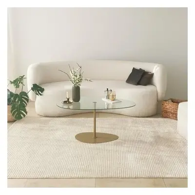 Hanah Home Coffee Table Porto - Transparent, Gold TransparentGold