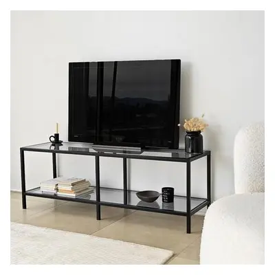 Hanah Home TV Stand Basic - Dark Grey, Black Dark GreyBlack