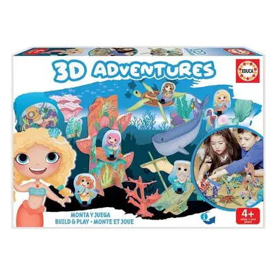 EDUCA 3D puzzle Království mořských víl 63 dílků