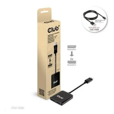 Club3D hub MST USB-C na DisplayPort, 4K60Hz (M/F), CSV-1555