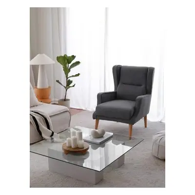 Atelier del Sofa Wing Chair Klam - Fume