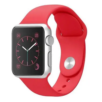 Tactical 498 Silikonový Řemínek pro Apple iWatch 1/2/3/4/5/6/SE 42/44mm Red