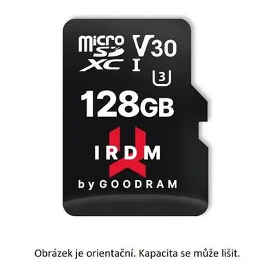 GOODRAM microSDXC karta 64GB IRDM (R:100/W:70 MB/s), UHS-I Class 10, U3, V30 + Adapter