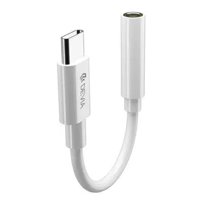 Devia Smart Series Adapter USB-C to 3.5mm - White