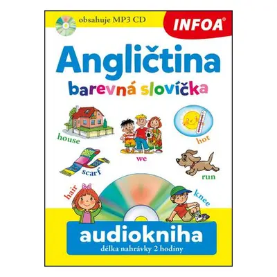 Angličtina barevná slovíčka Audiokniha délka nahrávky 2 hodiny