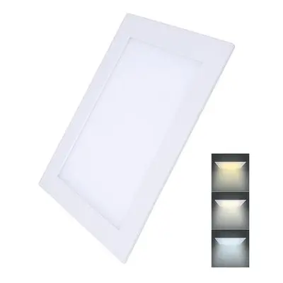 Solight WD145 LED mini panel CCT, podhledový, 24W, 1800lm, 3000K, 4000K, 6000K, čtvercový