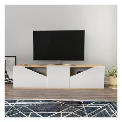 Hanah Home TV Stand Carson - Oak, White OakWhite