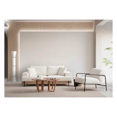 Atelier del Sofa 3-Seat Sofa Eti Oak 3 Seater - White