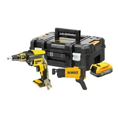 DEWALT DCF620E1K Aku šroubovák na sádrokarton 18V 1x1,7Ah POWERSTACK