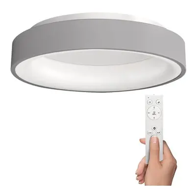 Solight WO768-G LED stropní světlo kulaté Treviso, 48W, 2880lm, stmívatelné, dálkové ovládání, š