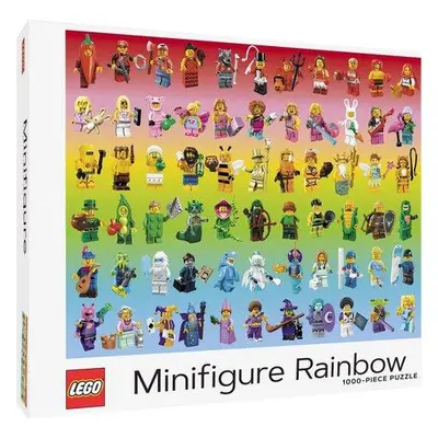 CHRONICLE BOOKS Puzzle LEGO Minifigurky Duha 1000 dílků