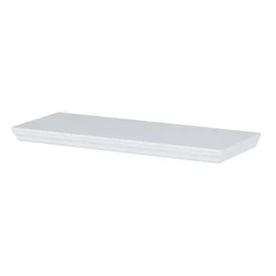 Autronic P-024 WT Polička nástěnná 60 cm, MDF, barva bílá, baleno v ochranné fólii