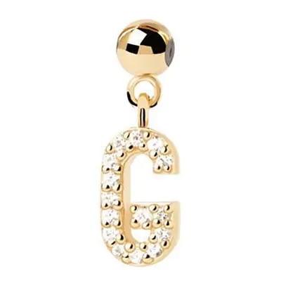 PDPAOLA Pozlacený přívěsek "G" Charms CH01-056-U