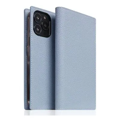 SLG Design puzdro D8 Full Grain Leather pre iPhone 14 Pro Max - Powder Blue