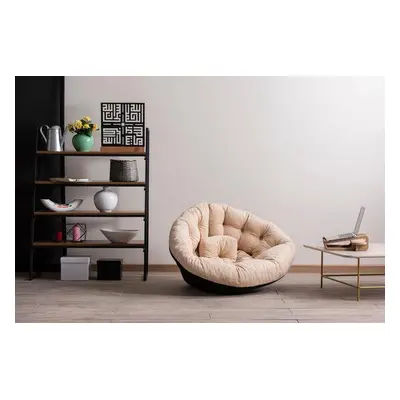 Hanah Home Pouffe Kiku Large - Cream