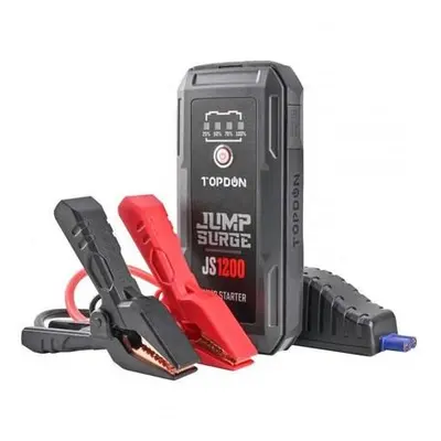 TOPDON Car Jump Starter JumpSurge 1200, 10000 mAh