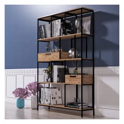 Hanah Home Bookshelf Tokyo BrownBlack