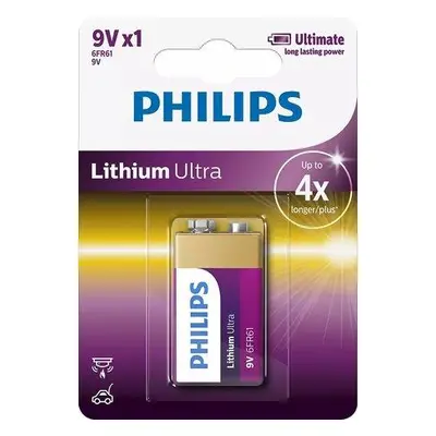 Philips Lithium Ultra 9V 1ks 6FR61LB1A/10