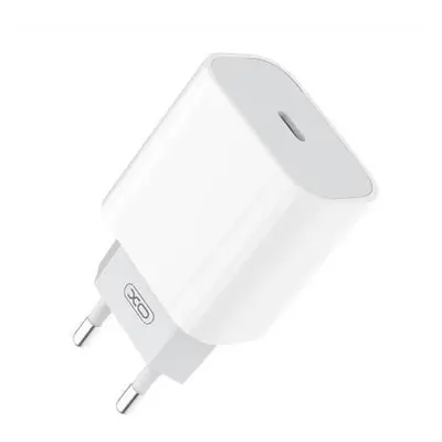 Nástěnná nabíječka XO L77, USB-C 20W (bílá)